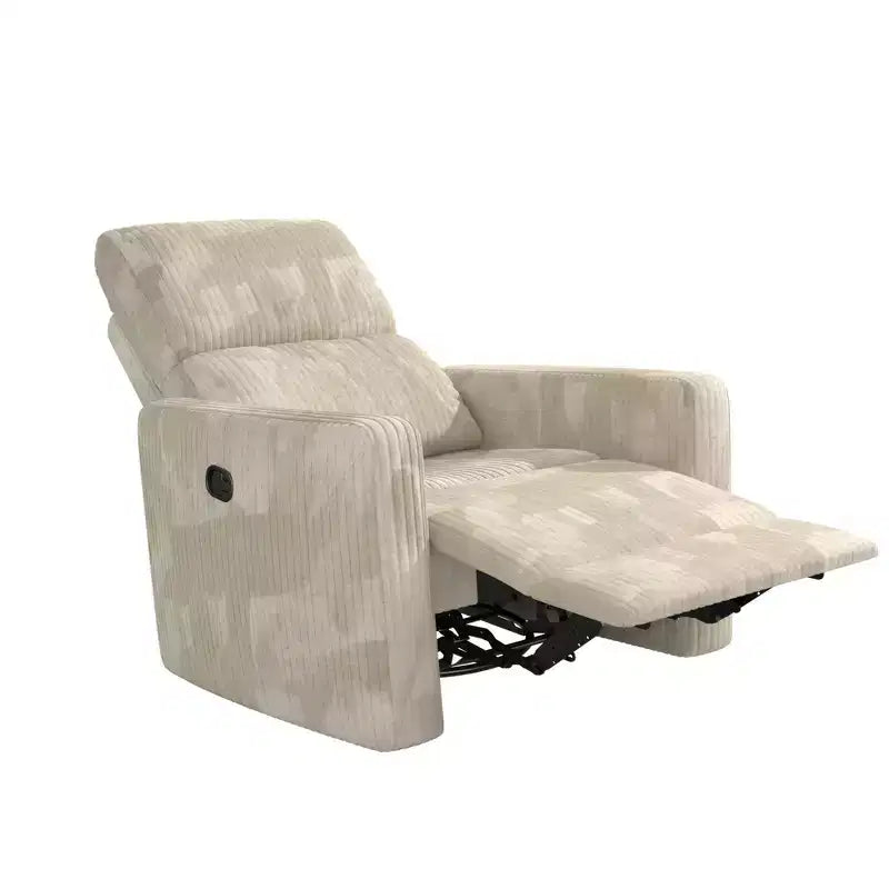 Sillón reclinable giratorio con respaldo reclinable, asiento individual