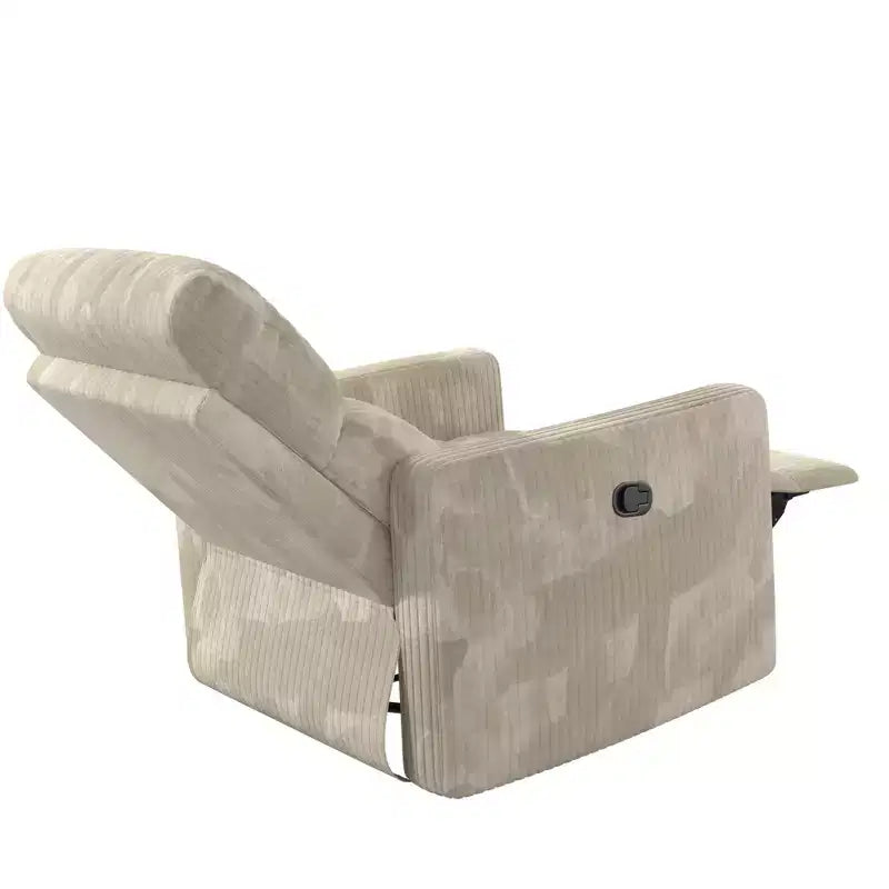 Sillón reclinable giratorio con respaldo reclinable, asiento individual