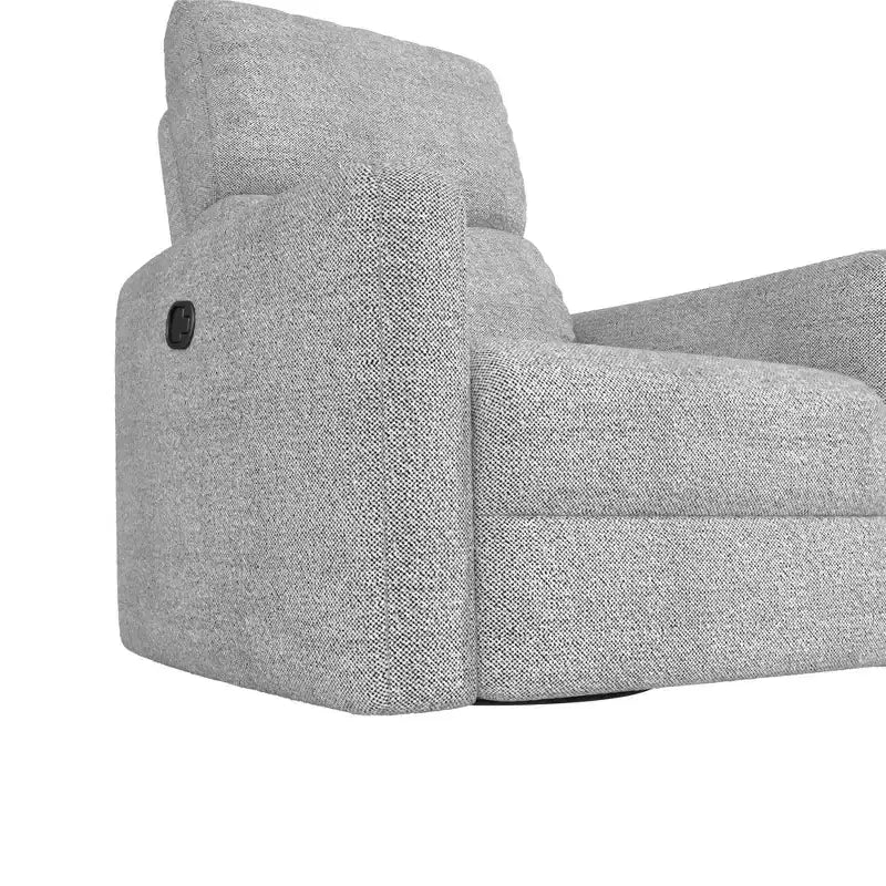 Sillón reclinable giratorio con respaldo reclinable, asiento individual