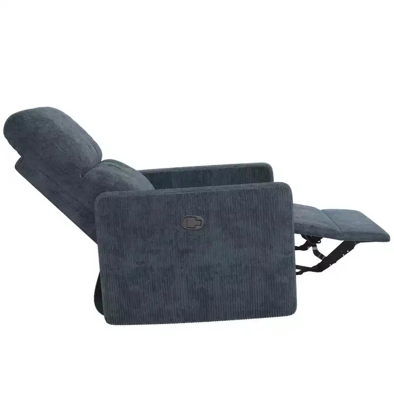 Sillón reclinable giratorio con respaldo reclinable, asiento individual