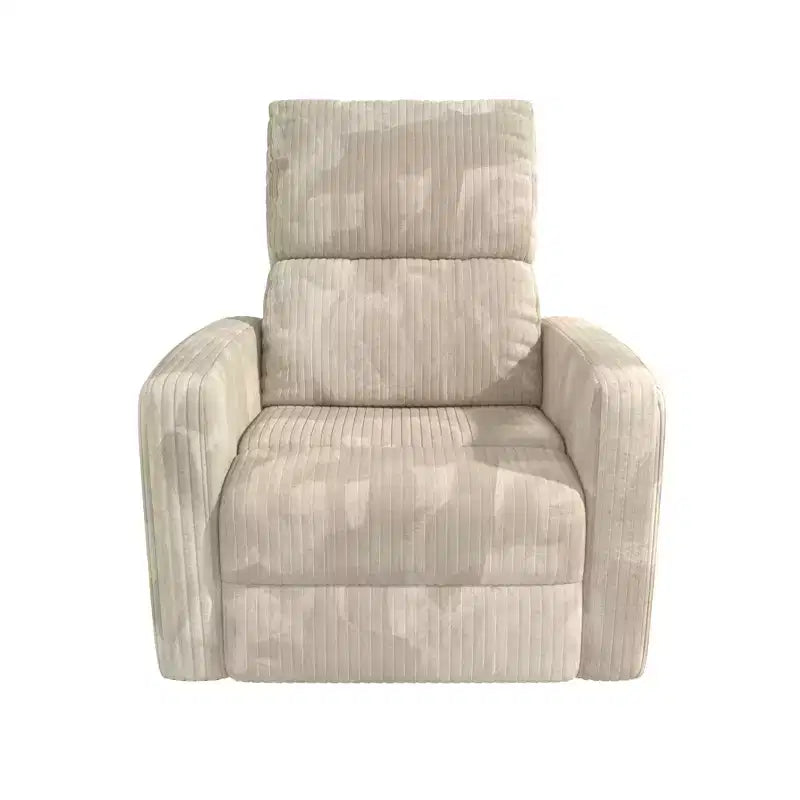 Sillón reclinable giratorio con respaldo reclinable, asiento individual