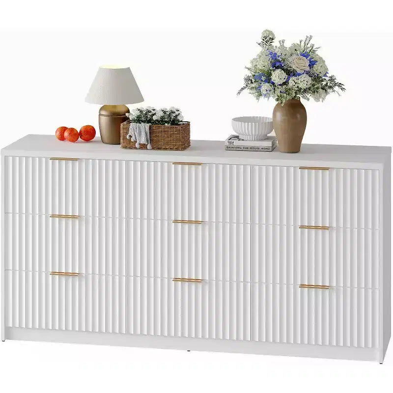Compact Bedroom Dresser, Chest of Drawers for Bedroom or Closet Storage, White