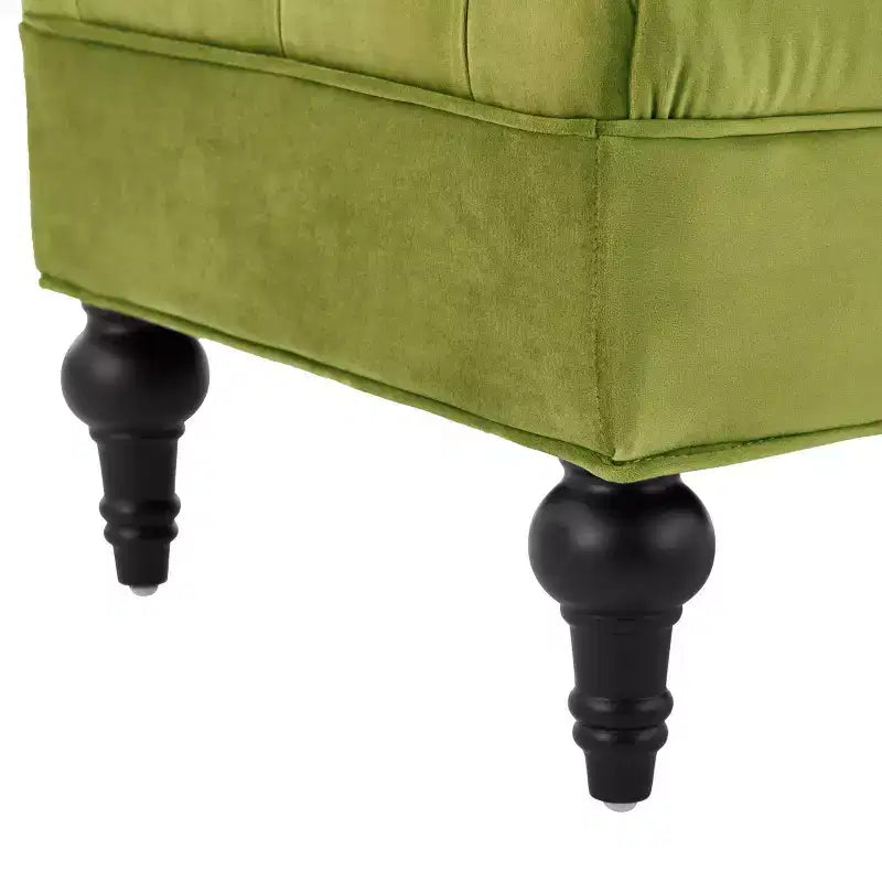 Banco de terciopelo para pie de cama con 2 almohadas, beige/verde/rosa/amarillo, para 1 persona