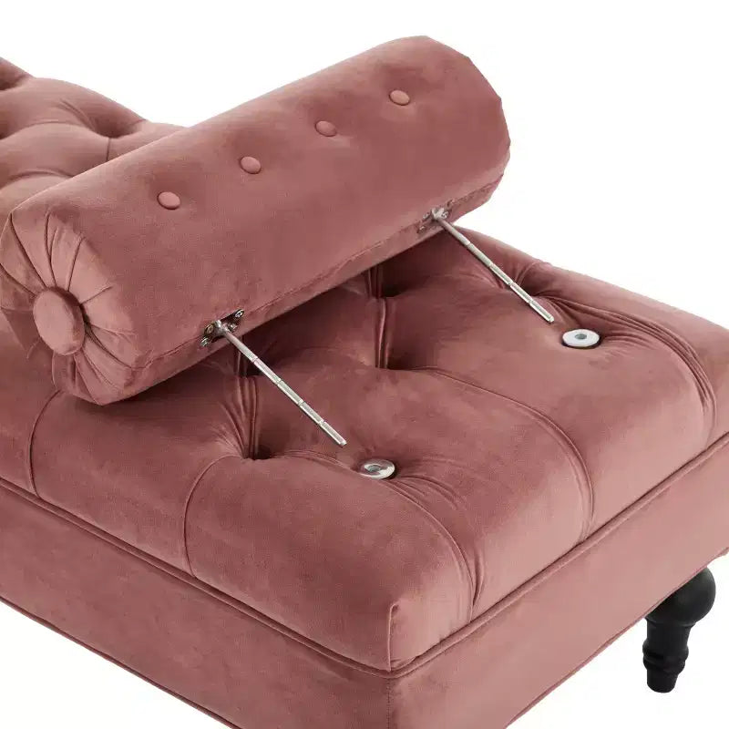 Banco de terciopelo para pie de cama con 2 almohadas, beige/verde/rosa/amarillo, para 1 persona