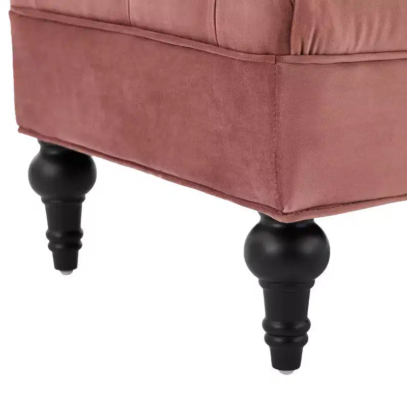 Banco de terciopelo para pie de cama con 2 almohadas, beige/verde/rosa/amarillo, para 1 persona