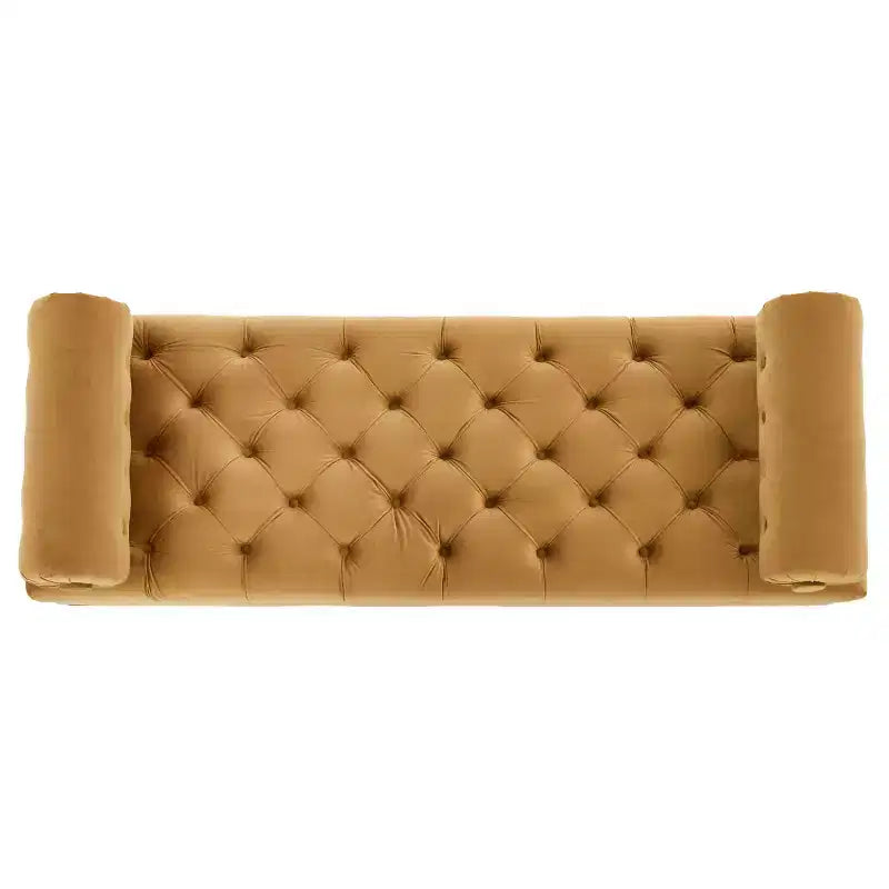 Banco de terciopelo para pie de cama con 2 almohadas, beige/verde/rosa/amarillo, para 1 persona