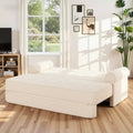 WARMOUNTS Foldable Sofa Bed with Adjustable Backrest, Convertible Queen Size Sleeper Sofa for Living Room & Office
