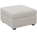 30 and Black Chenille Storage Ottoman