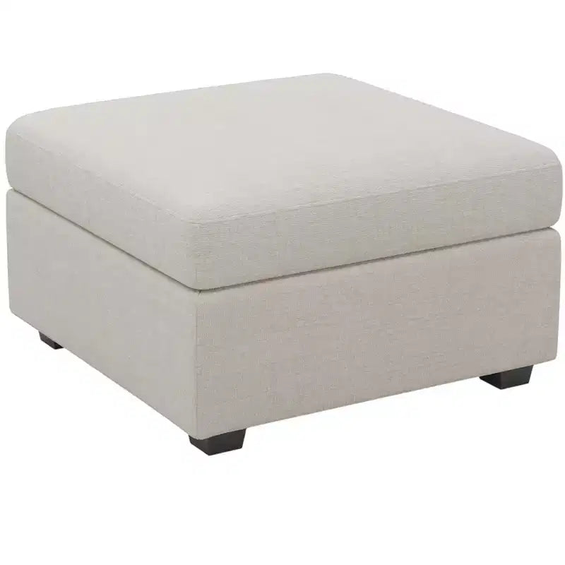30 and Black Chenille Storage Ottoman
