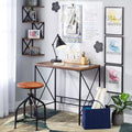 The Lakeside Collection Industrial Desk with Outlet and USB Port -