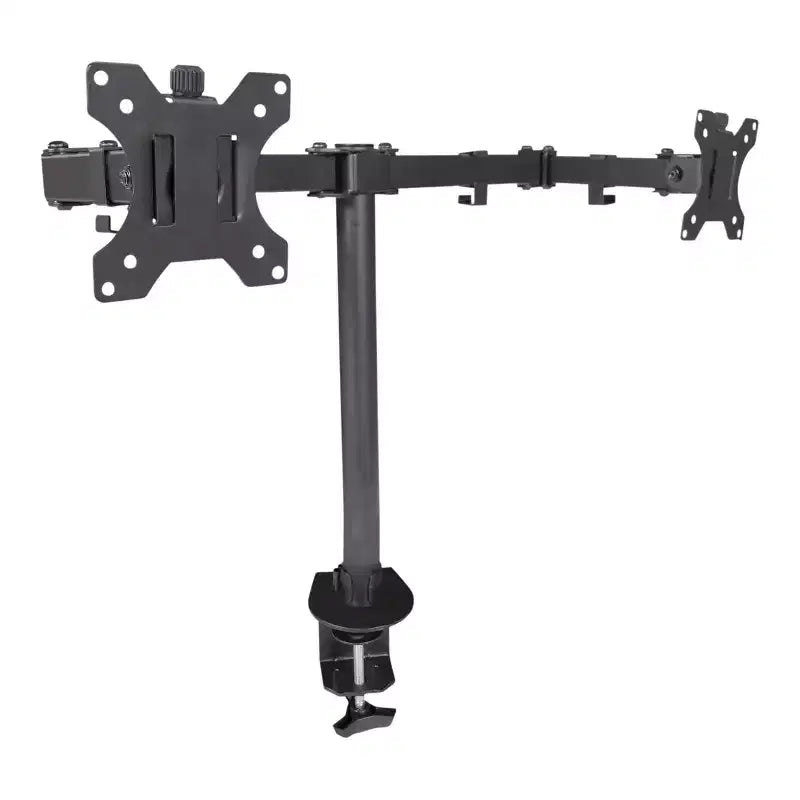 Soporte de Monitor con Brazo Oscilante Negro (Abrazadera) – Individual / Doble / Triple / Portátil+Doble