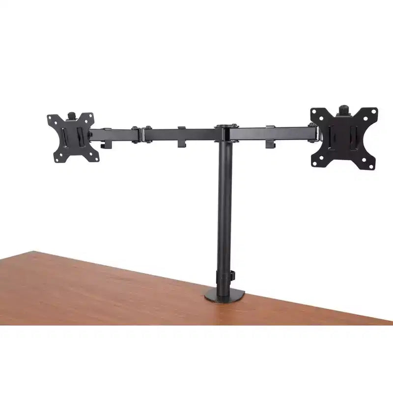 Soporte de Monitor con Brazo Oscilante Negro (Abrazadera) – Individual / Doble / Triple / Portátil+Doble